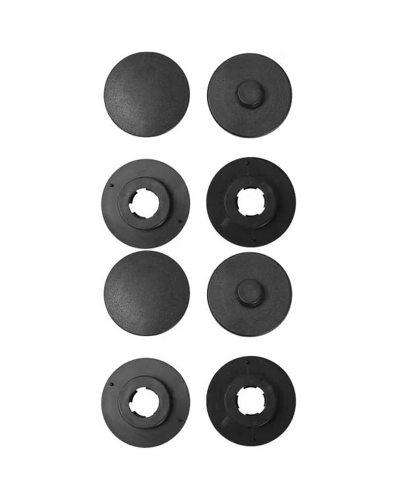 STOIFFFHH Auto Fußmatten Auto-Bodenmatten-Anti-Rutsch-Fixiergriffe Doppellagiges Festes Clip-Set Universelle Arpet-Befestigungsklemmen Schnallenfixierer Zubehörwerkzeuge(8pcs(2set)) von STOIFFFHH