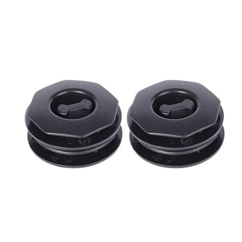 STOIFFFHH Auto Fußmatten Universal Auto Kofferraum Bodenmatte Clip Halter Griff Teppich Befestigungsklemme Schnalle Haken Verschluss Halter Beständig Teile Auto Zubehör(2pcs-Black) von STOIFFFHH