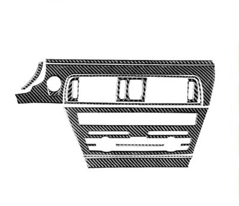 STOIFFFHH Auto Innenraum Kompatibel mit 6er M6 F12 F13 F06 2011–2018, Auto-Klimaanlage, Lüftungsauslass, Verkleidung, Kohlefaser-Aufkleber, Verkleidungsabdeckung(Central 12 LHD) von STOIFFFHH