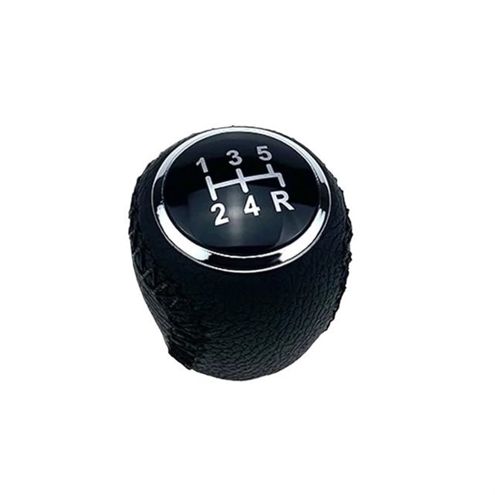 STOIFFFHH Auto Schaltknauf Kompatibel mit FIAT für Grande für Punto 2006-2012 Auto-Schaltknauf Getriebegriff Schalthebelknopf Hebel Shifter PU(5 Speed-R) von STOIFFFHH