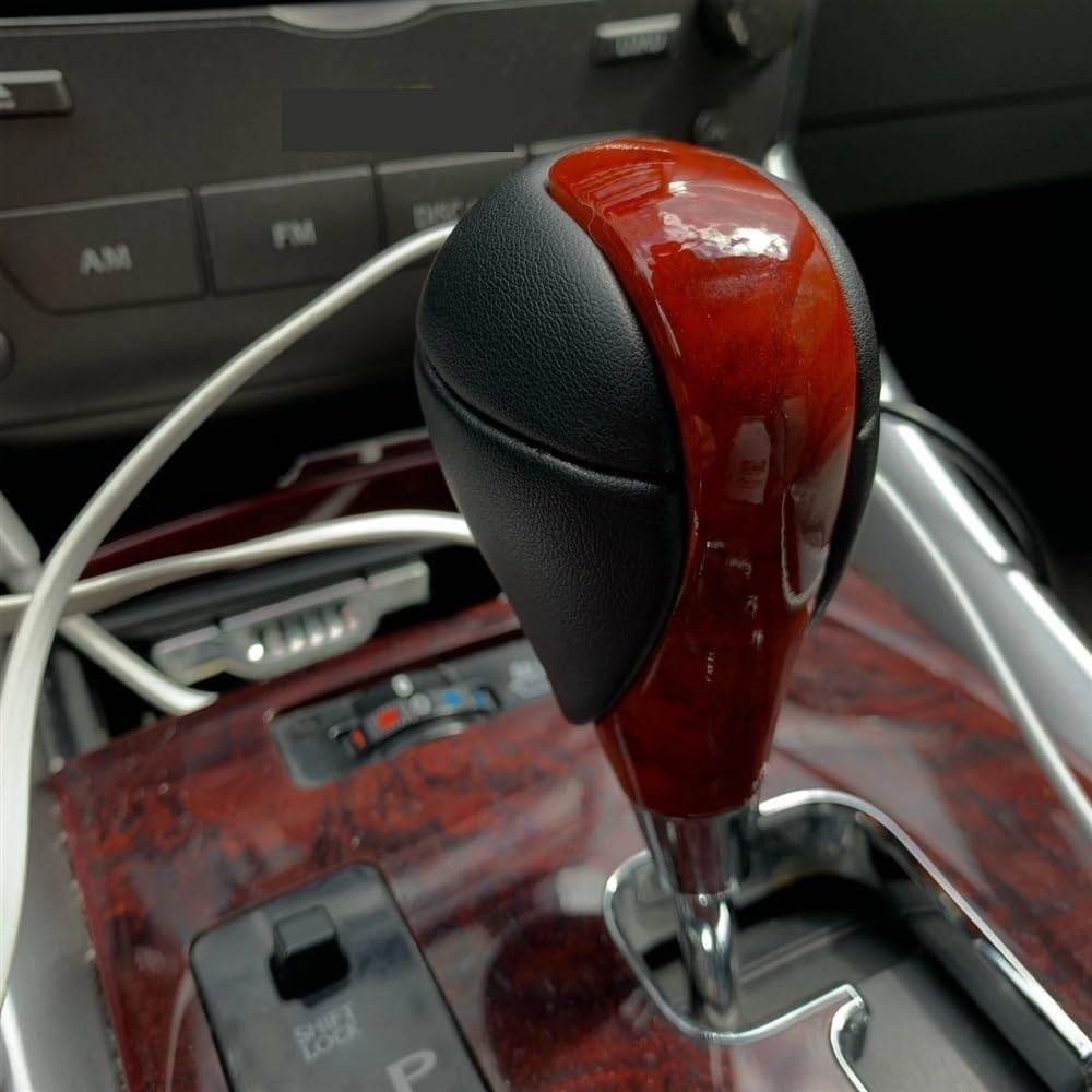 STOIFFFHH Auto Schaltknauf Kompatibel mit Toyota für Estima für Hilux für Crown Gear Shift Stick Knob Handball Griff Ersatzteile Automatischer Schalthebelstift(Brown) von STOIFFFHH