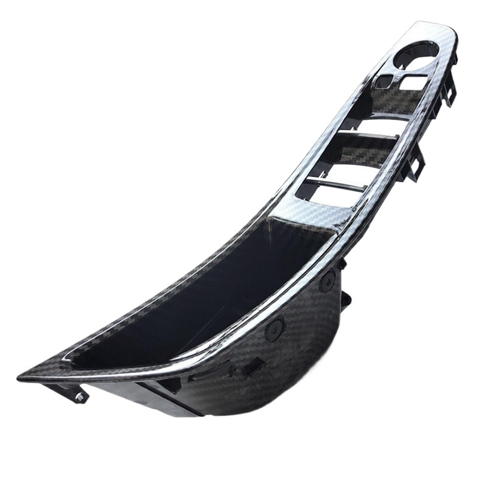 STOIFFFHH Kompatibel mit 5er-Serie für F10 F11 F18 520i 523i 525i 528i 535i LHD RHD Carbon Fiber Armlehne Panel Innentür Pull Griff Set Innen Türgriff(LHD Armrest) von STOIFFFHH