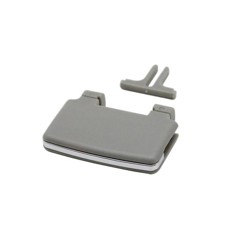 STOIFFFHH Kompatibel mit Benz für W164 GL ML 2006 2007 2008 2009 2010 2011 vorne hinten Klimaanlage AC Vent Outlet Tab Clip Slider Lüftungsgitter Autoklimaanlagen(Rear Light Gray) von STOIFFFHH