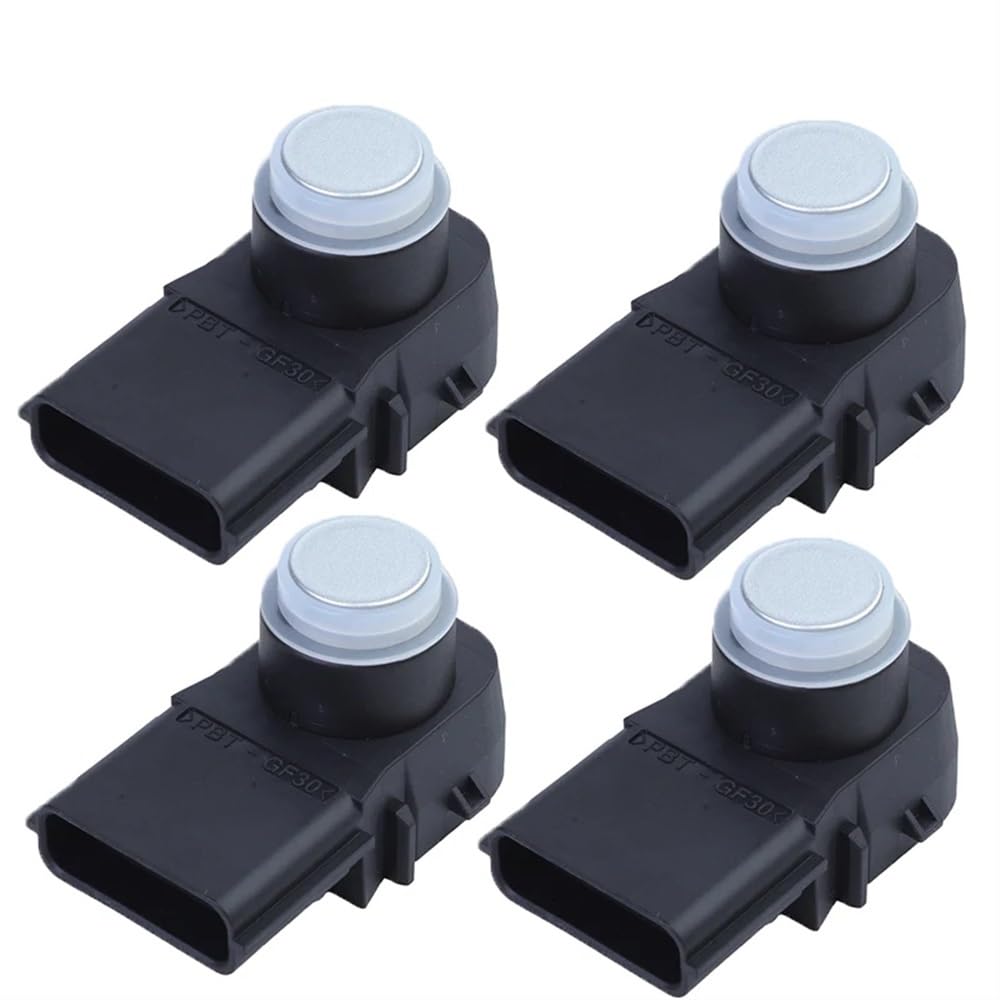 STOIFFFHH Kompatibel mit Kia für Stinger 2018-2020 Umkehr Radar Ultraschall PDC Parkplatz Sensor 95720-J5100 95720-J5310 Auto Einparkhilfen(4 pcs Sliver) von STOIFFFHH