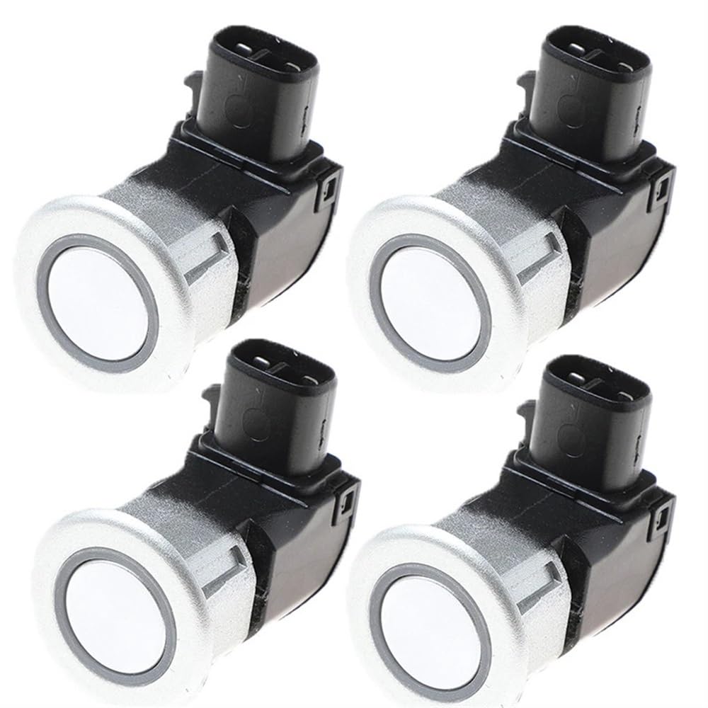 STOIFFFHH Kompatibel mit Toyota für Alphard 2002-2008 PDC Parksensor 89341-44130 89341-58010 Auto Einparkhilfen(4 pcs Sliver) von STOIFFFHH