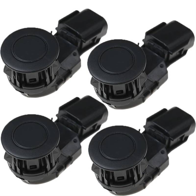 STOIFFFHH Kompatibel mit Toyota für RAV4 2015-2018 PDC Parksensor 89341-12100 8934112100 Auto Einparkhilfen(4 pcs Black) von STOIFFFHH