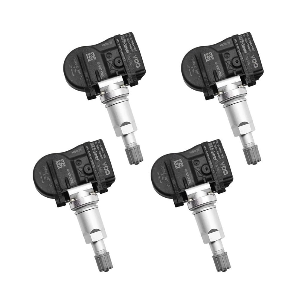 STOIFFFHH Reifendrucksensor Kompatibel Mit Jeep Für Commander 2008 2009 2010 Für Liberty 2009 Reifendrucksensor TPMS 4L2T1A150BA 52088990AA(4pcs) von STOIFFFHH