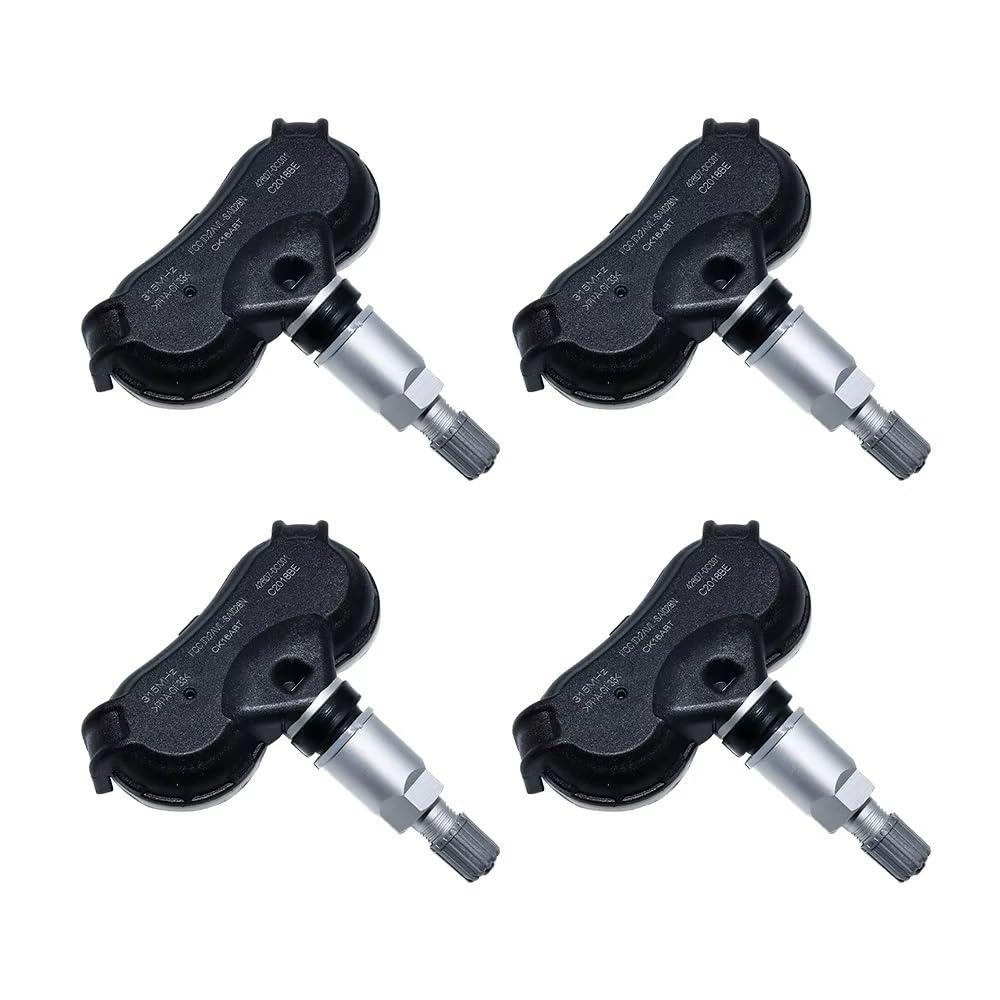 STOIFFFHH Reifendrucksensor Kompatibel Mit Toyota Für Jimmy Für Tundra Für Sequoia 2018 2019 Reifendrucksensor TPMS 42607-0C091 426070C091(4 PCS) von STOIFFFHH