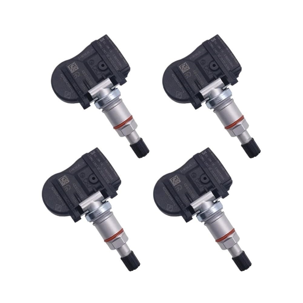 STOIFFFHH Reifendrucksensor Kompatibel mit Fluence 2009 2010 2011 2012 2013 2014 2015 2016 2017. Für Laguna 2008–2016. Reifendrucksensor TPMS 407000435R S180052004(4PCS) von STOIFFFHH