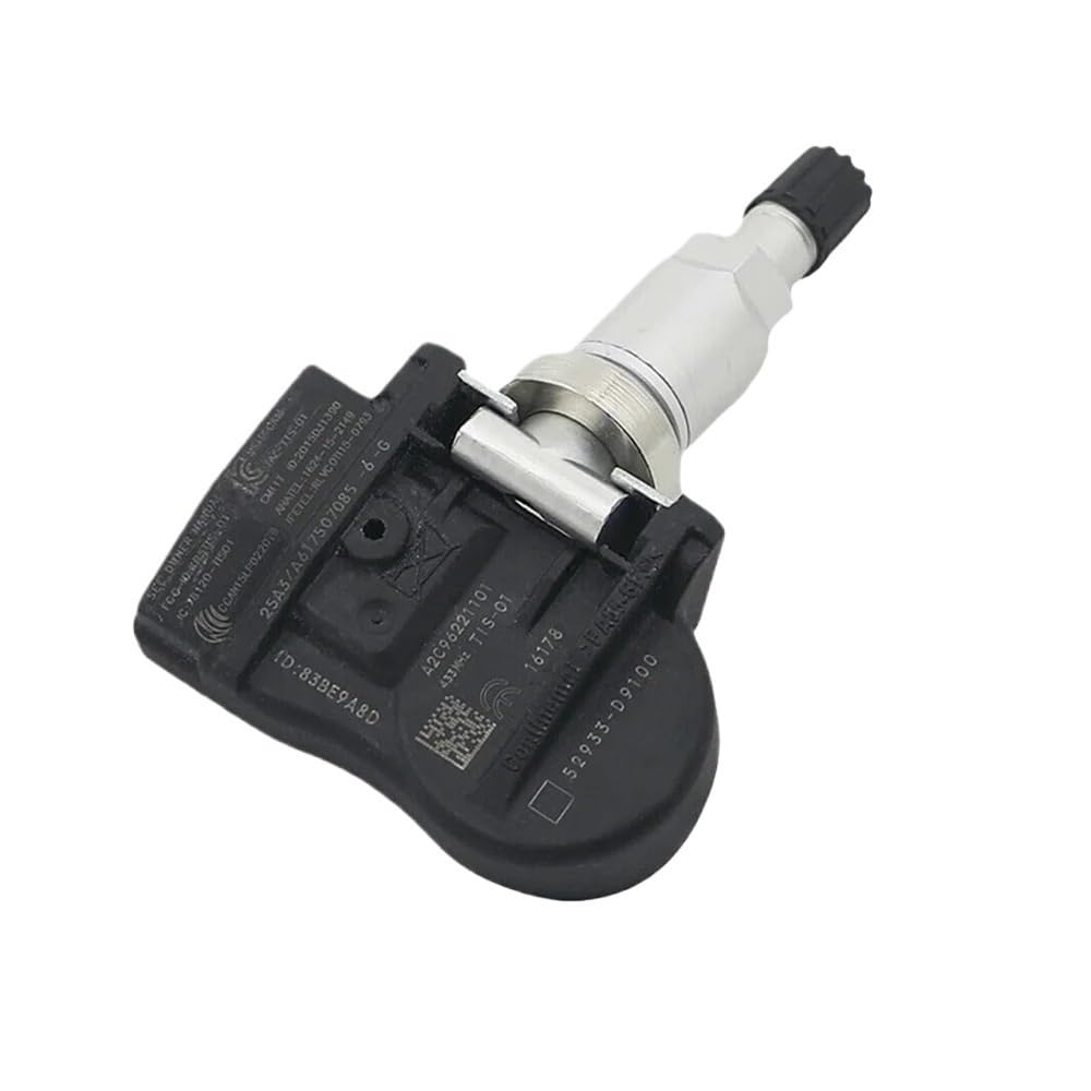 STOIFFFHH Reifendrucksensor Kompatibel mit Genesis für G80 2016 2017 für G90 2016 2017 2018 2019 2020 2021 2022 2023 Reifendrucksensor TPMS 52933-D9100(1PCS) von STOIFFFHH