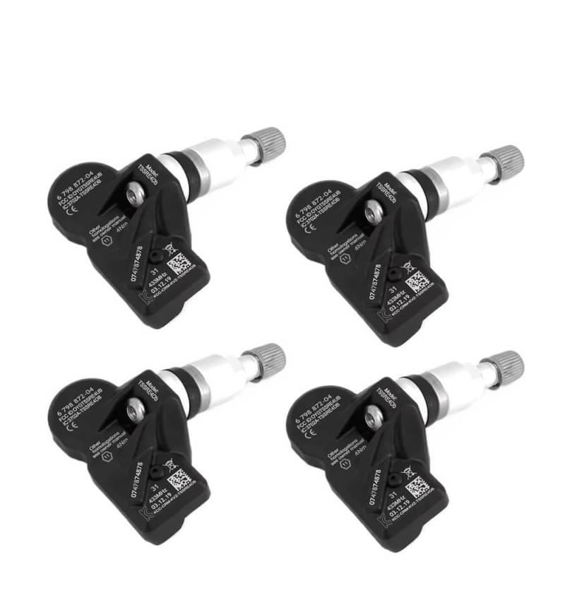 STOIFFFHH Reifendrucksensor Kompatibel mit Ghost für Wraith für Dawn Reifendruckkontrollsensor TPMS 36106798872 6798872-04 6874830(4pcs) von STOIFFFHH