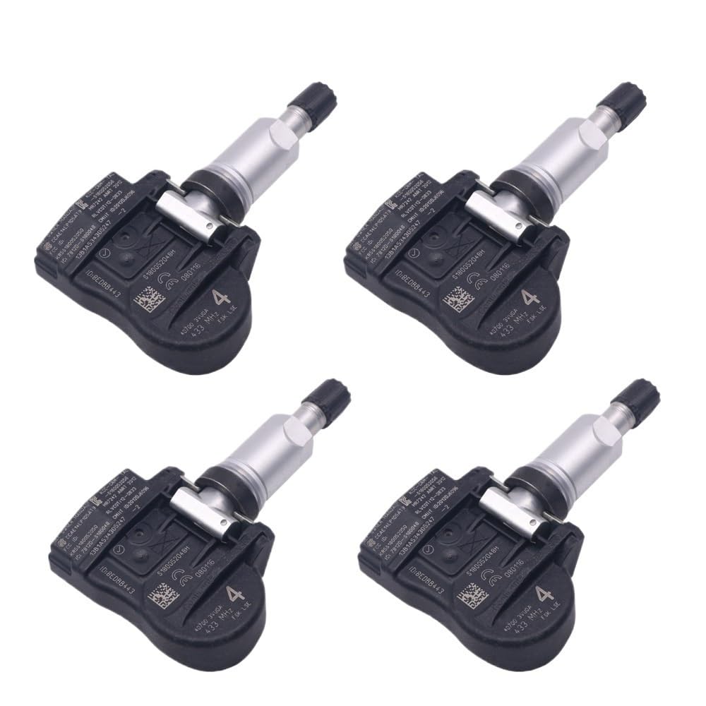 STOIFFFHH Reifendrucksensor Kompatibel mit Grand für Scenic 2015 für Kadjar für TCE 2015 REIFENDRUCKSENSOR TPMS Sensor 40700-3VU0A 407003VU0A(4PCS) von STOIFFFHH