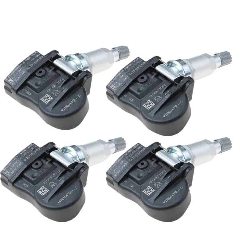 STOIFFFHH Reifendrucksensor Kompatibel mit Scenic 2009-2016 TPMS-Reifendrucksensor 40700-0435R(4 pcs) von STOIFFFHH