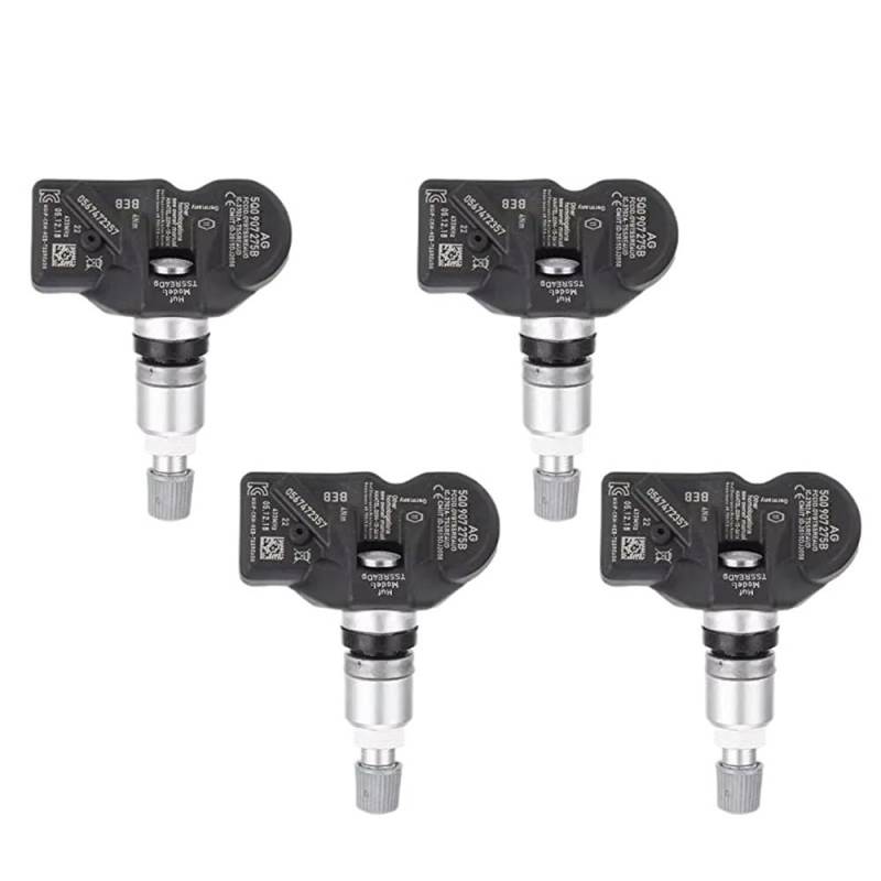 STOIFFFHH Reifendrucksensor Kompatibel mit Skoda für Karoq 2017–2025 für O&ctavia 2020–2026 REIFENDRUCKÜBERWACHUNG TPMS-Sensor 5Q0907275B(4PcS) von STOIFFFHH