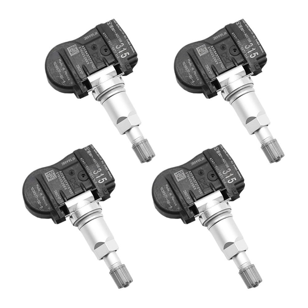 STOIFFFHH Reifendrucksensor Kompatibel mit Tesla Reifendrucksensoren TPMS 1038977-00-B 1038977-00-C(4PCS) von STOIFFFHH