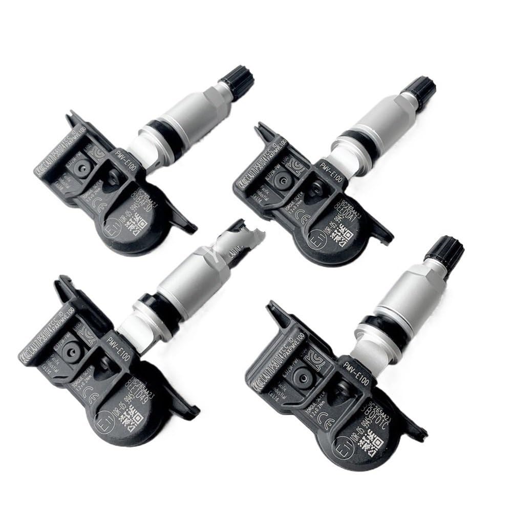 STOIFFFHH Reifendrucksensor Kompatibel mit Toyota Für Avalon C 2020 Für Camry CN 2020 Reifendruck Sensor Überwachung TPMS 42607-02070 PMV-E100(4PCS) von STOIFFFHH