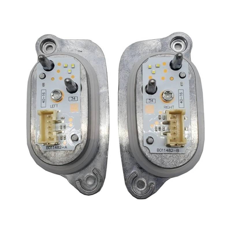 STOIFFFHH Scheinwerfer Treibermodul Kompatibel mit A3 2017-2020 Xenon-Scheinwerfer Tagfahrlicht Hellweiße Lichtquelle 8V0998473 8V0998474 DRL-Module(Left Right Module) von STOIFFFHH