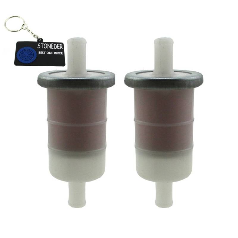 STONEDER 2Pcs Kraftstofffilter für Kawasaki Street ZX600E ZX-6 ZX600E ZZR600 ZX750 Ninja ZX7 ZX750 Ninja ZX-7R ZX900 Ninja ZX-9R ZX1000B Ninja ZX-10 von STONEDER