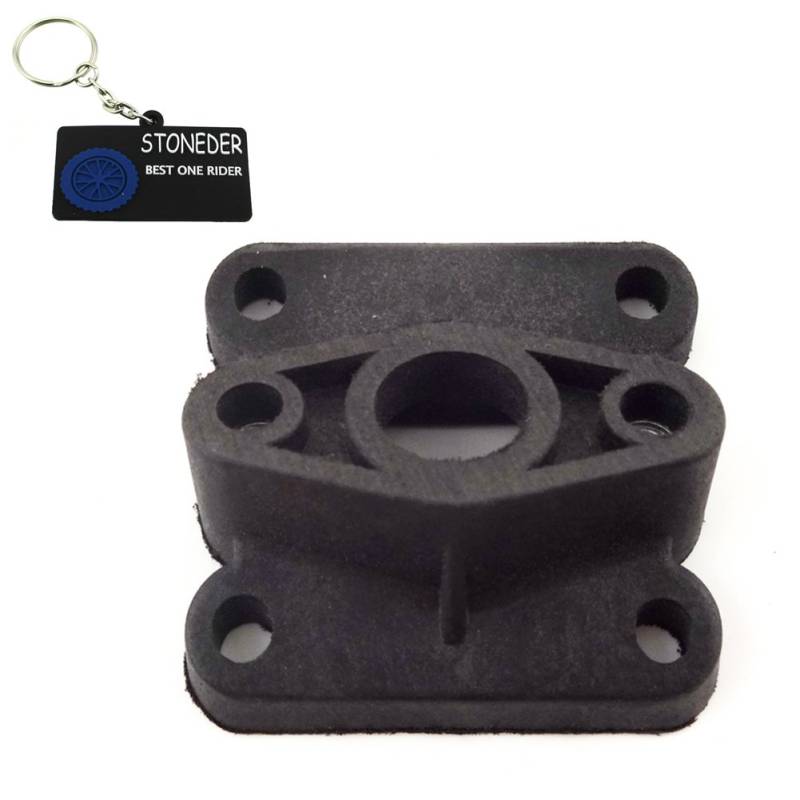 STONEDER Ansaugrohr Ansaugstutzen für 2-Takt 47cc 49cc Motor Vergaser Vergaser Minimoto Moto Pocket Dirt Bike ATV Quad 4 Räder von STONEDER