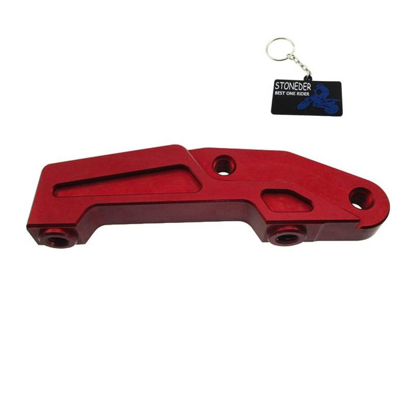 STONEDER Racing 4 Kolben Bremssattel Adapter für Pit Dirt Bike Motard (Rot) von STONEDER