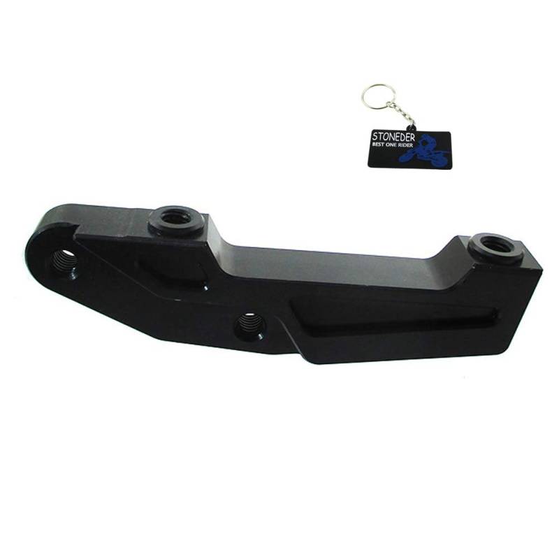 STONEDER Racing 4 Kolben Bremssattel Adapter für Pit Dirt Bike Motard (Schwarz) von STONEDER