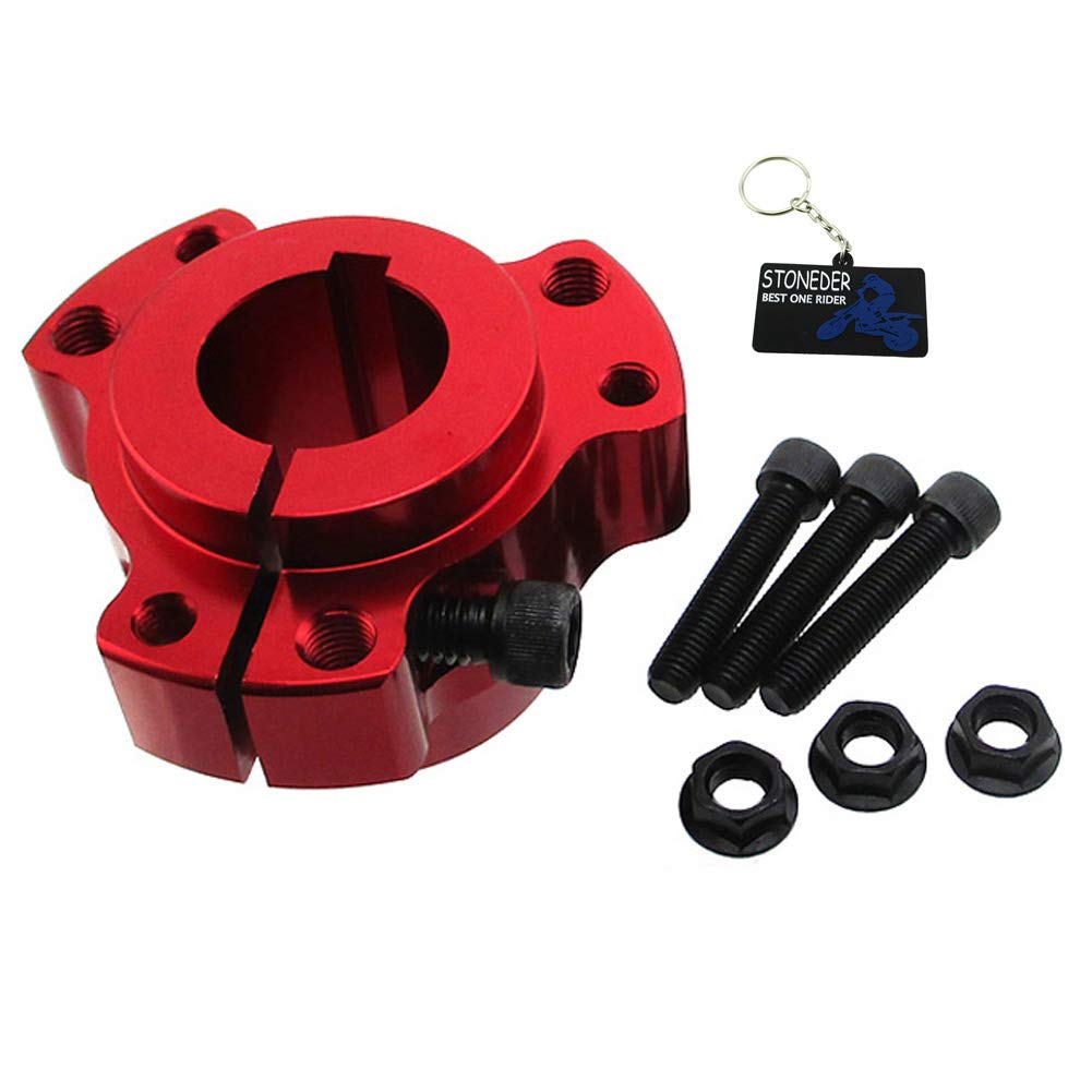 STONEDER Rot Aluminium Racing 1 "25mm Hinterradnaben 5/16" Schrauben für Go Kart Drift Trike von STONEDER