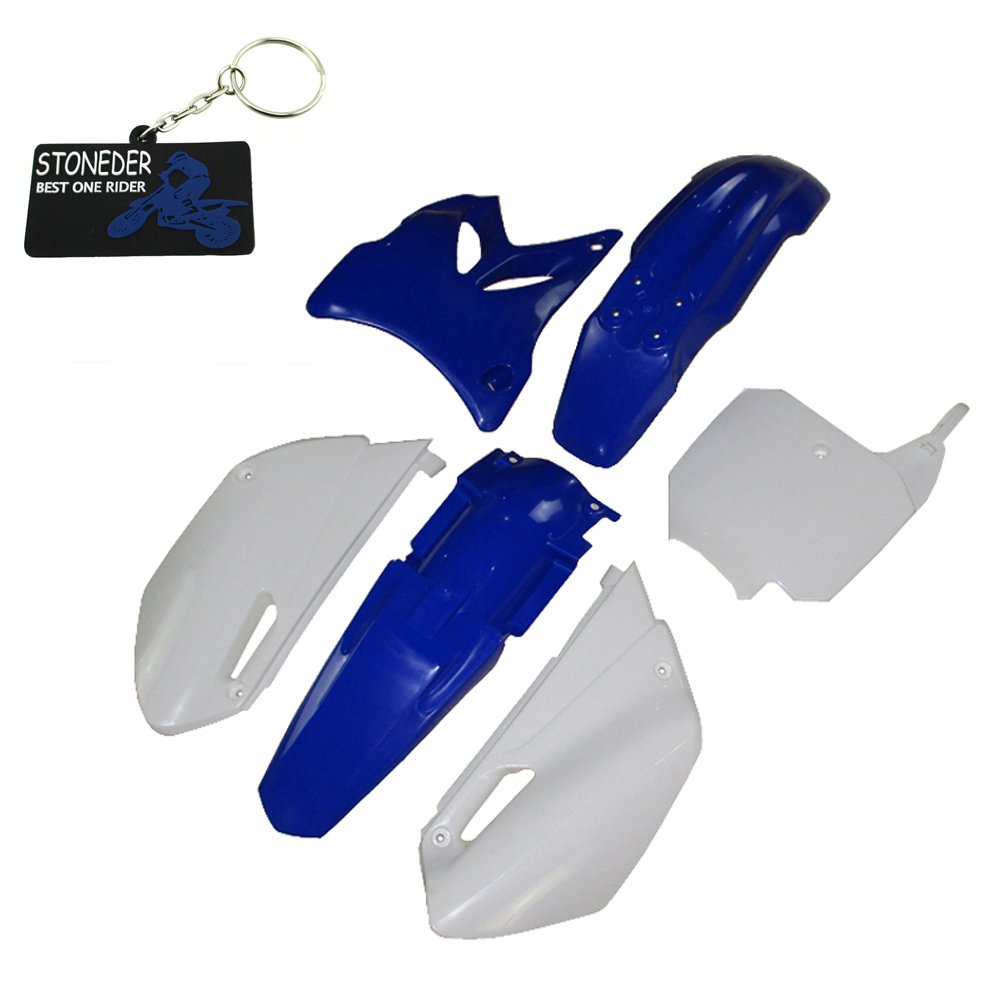 STONEDER blau Kunststoff Verkleidung Fender Body Kit für Yamaha YZ85 2002–2014 Dirt Motor Bike von STONEDER