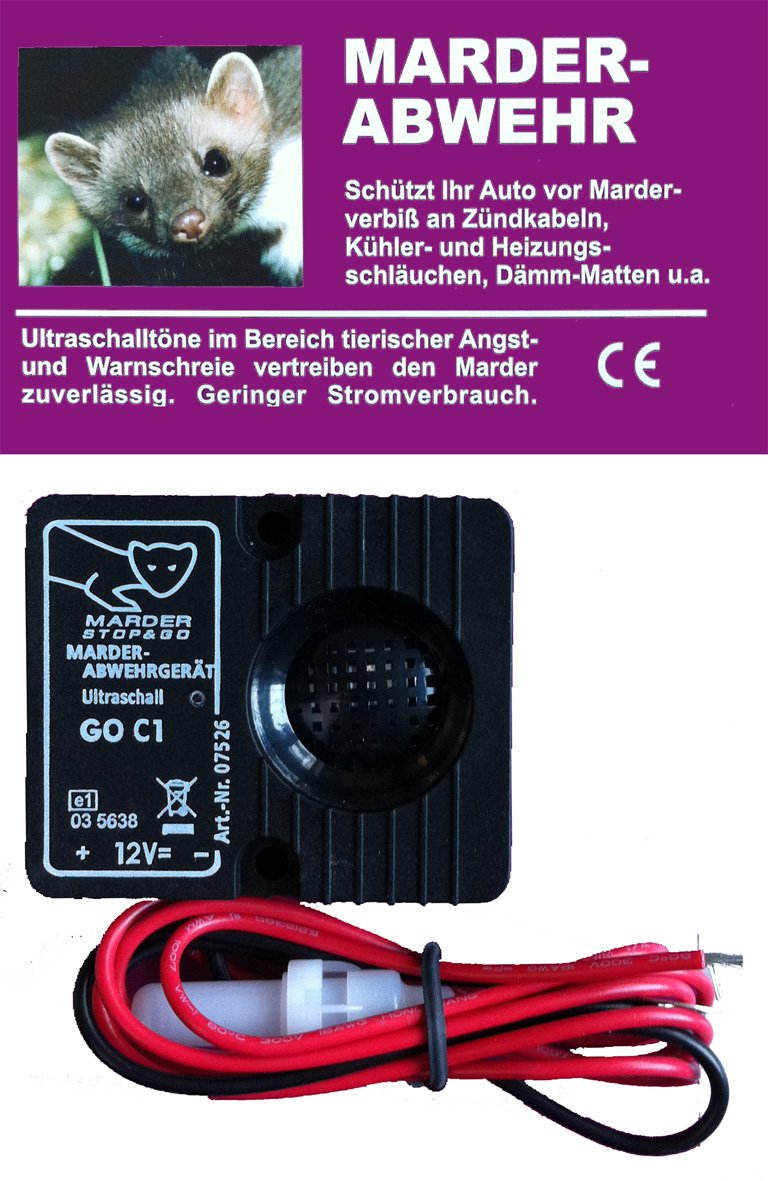 Stop & Go Marderschutz Marderschreck Ultraschallgerät Standard 12 Volt 07535 von Stop & Go