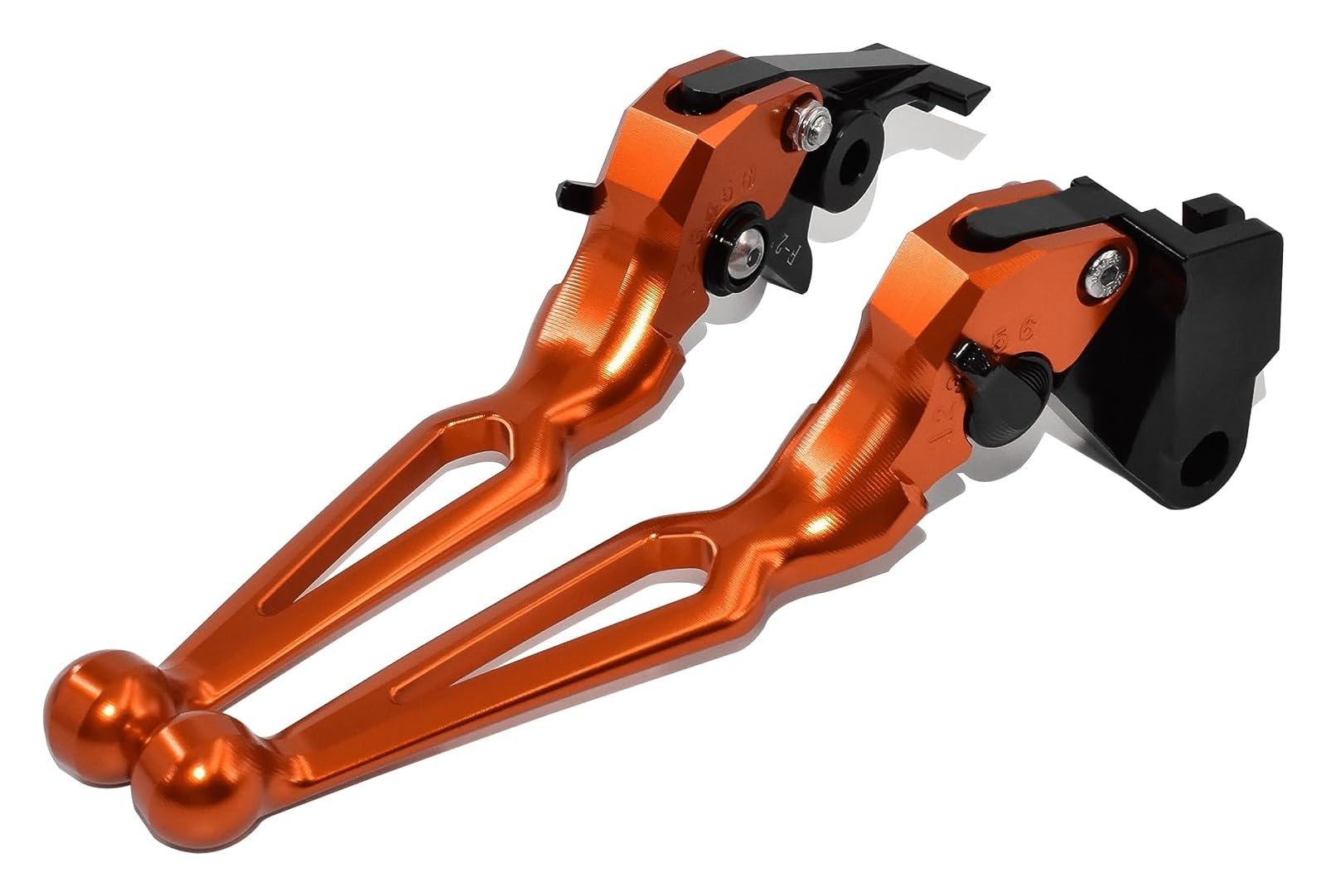 Bremsen Kupplungshebel Griff Für B&MW R 1200 GS Für Abenteuer 2013 2015 2016 2017 2018 Modifizierte CNC Aluminium Legierung Bremse Kupplung Hebel Zubehör(Orange) von STQNXR