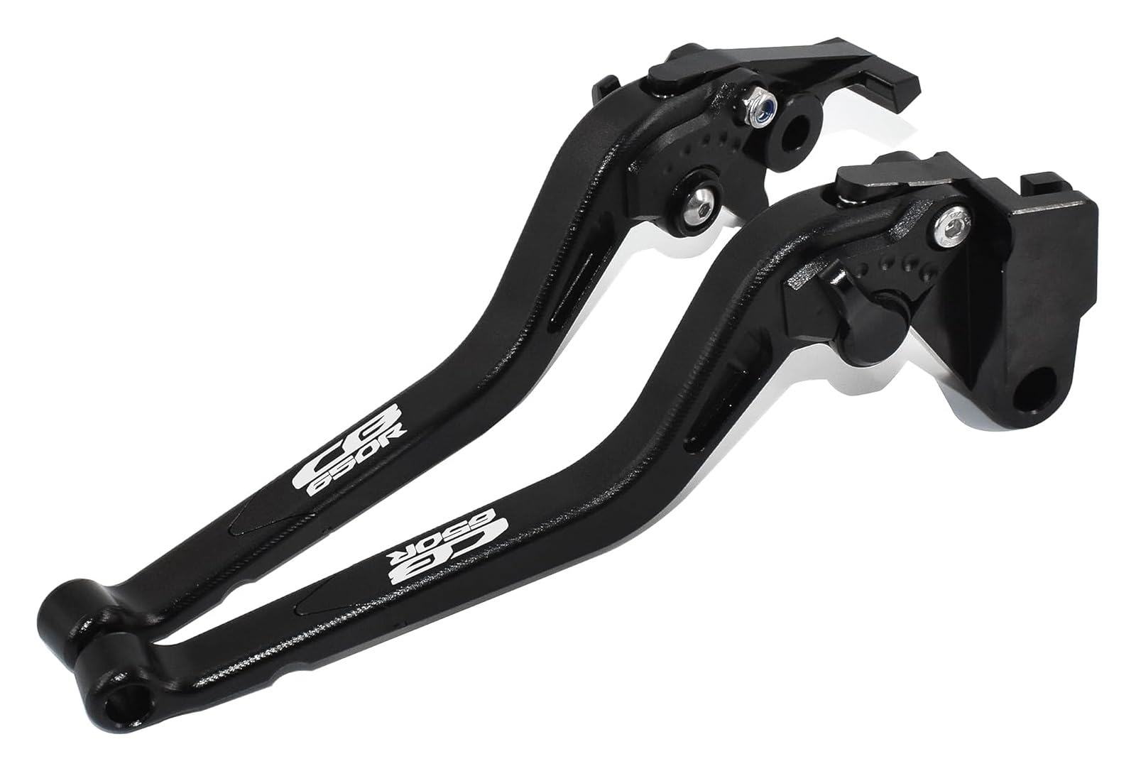 Bremsen Kupplungshebel Griff Für CB650R 2019 2020 2021 2022 2023 Geändert CNC Aluminium Legierung Lange Größe Bremse Kupplung Hebel Zubehör(Black) von STQNXR