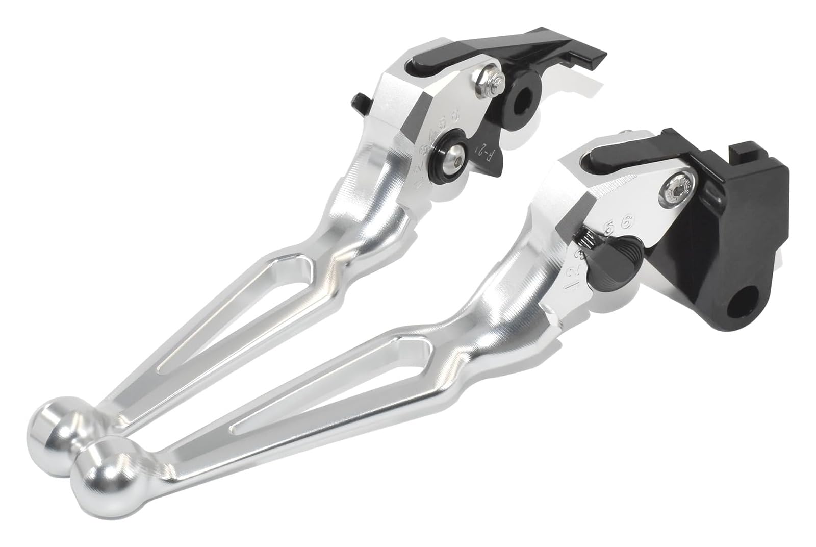 Bremsen Kupplungshebel Griff Für Suzuki Für V-Strom 250 2018 2019 2020 2021 Geändert CNC Aluminium Legierung Bremse Kupplung Hebel Zubehör(Silver) von STQNXR