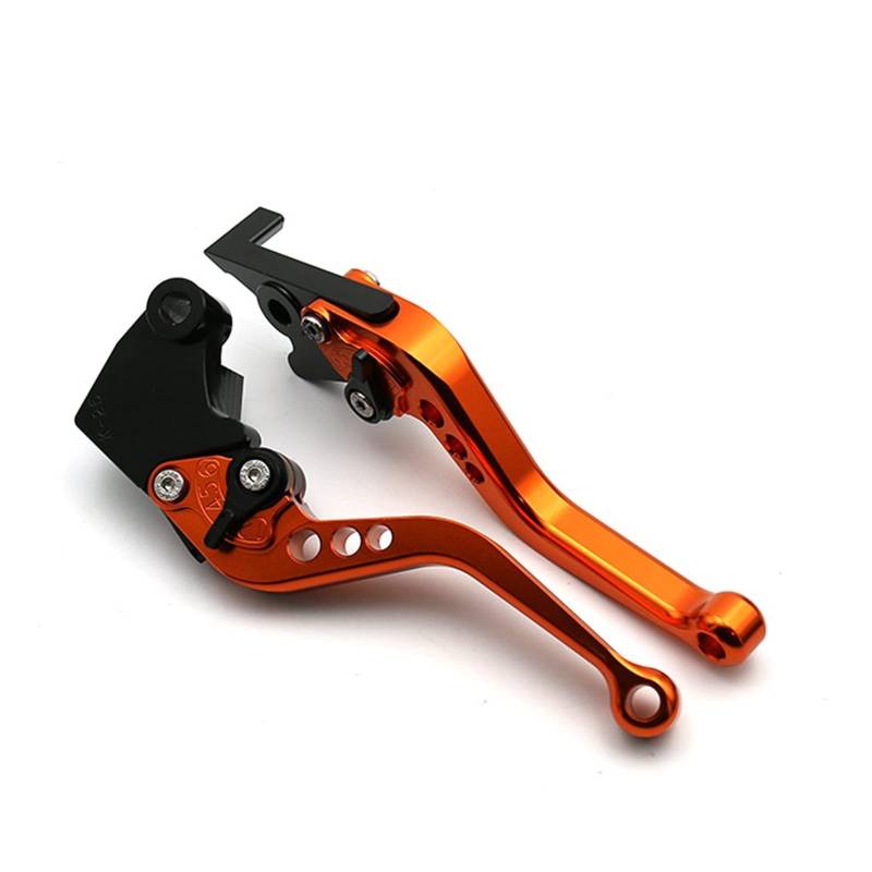 Kupplungshebel Bremshebel Motorrad Bremskupplungshebel Kurz/lang Passend Für DAYTONA 600 650 2004 2005 Für Sprint GT 2011–2015 Für TIGER 1050/Sport 2007–2016(Orange,Kurz) von STQNXR