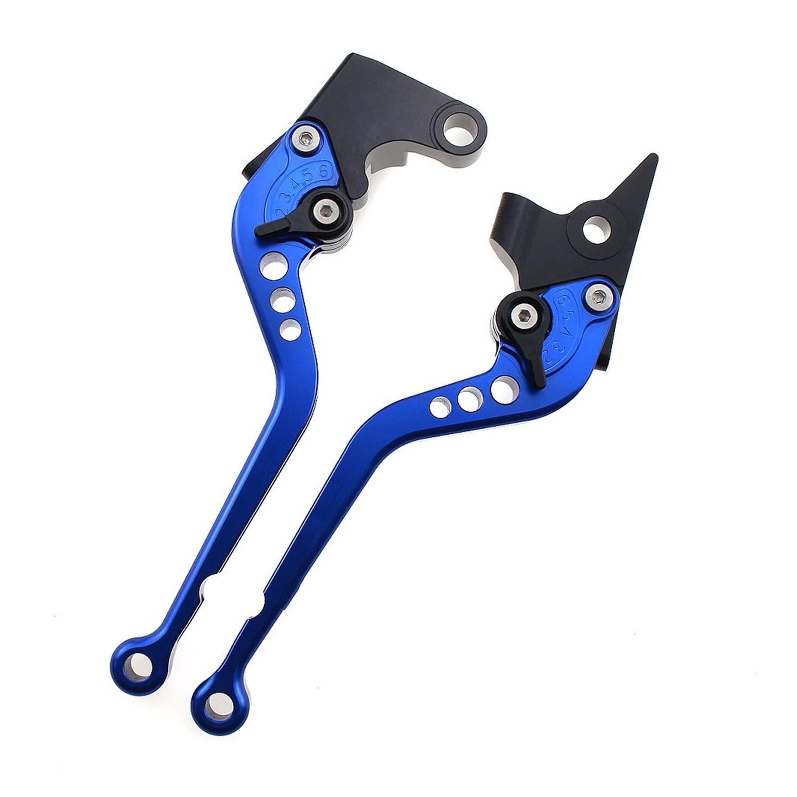 Kupplungshebel Bremshebel Motorrad CNC Verstellbare Griffe Hebel Lang/Kurz Bremskupplungshebel Für CB125 / F/R 2019 2020 2021 Für CB125F Für CB125R(Blau,lang) von STQNXR