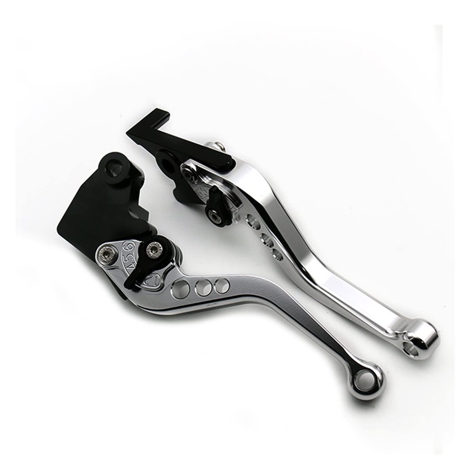 Kupplungshebel Bremshebel Motorrad Verstellbarer Kurzer Griff Langer Bremskupplungshebel Für Trident660 Für Trident 660 2021 2022(Silber,Kurz) von STQNXR