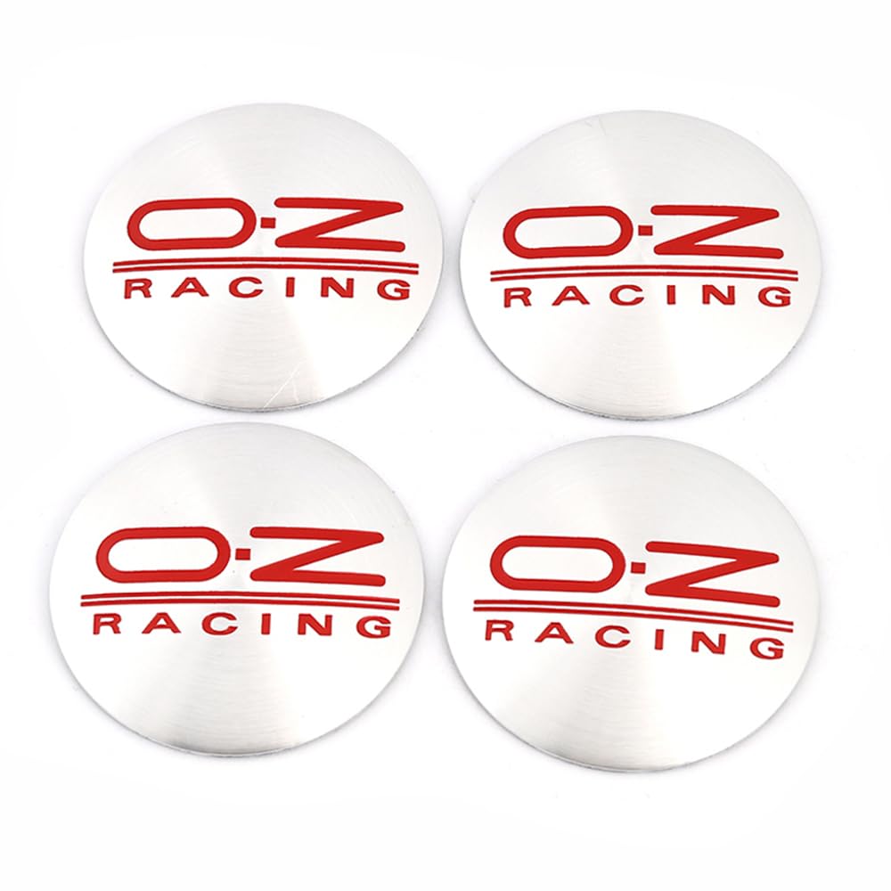 Auto Radnabenkappen für O.Z OZ Racing 56MM Radnabenabdeckung Reifen Felgendeckel Aufkleber Nabenkappen Abzeichen Sticker Zubehör,B von STREHN