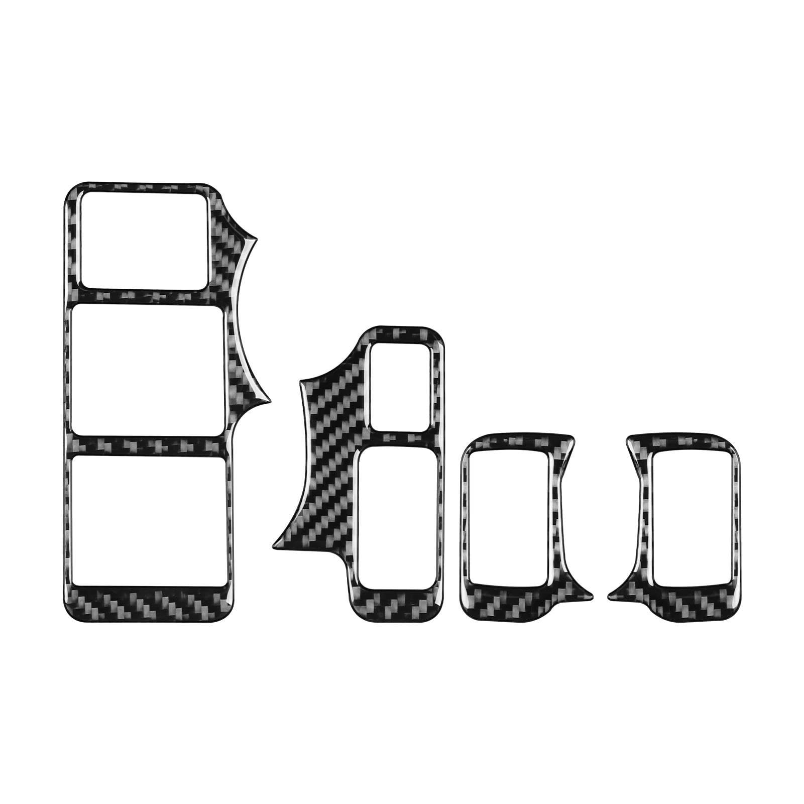 STRIVING BIRD Für A&cura TL 2009-2014 Fensterheberschalter-Tastenfeld-Dekorationsabdeckung Zieraufkleber Autoinnenausstattung Dekorative Linien im Autoinnenraum von STRIVING BIRD