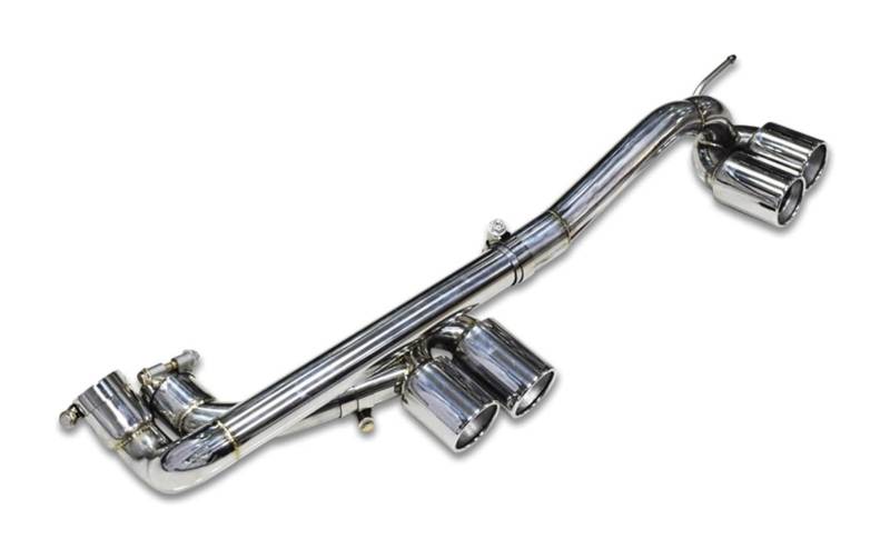 Auspuff Schalldämpfer Für B&MW E90 E92 E93 320i 325i Geändert M3 M4 Stoßstange Auspuff Endrohr Schalldämpfer Abgasanlage Auto Auspuffrohr Auto Endrohre(Stainless Steel) von STRJUS