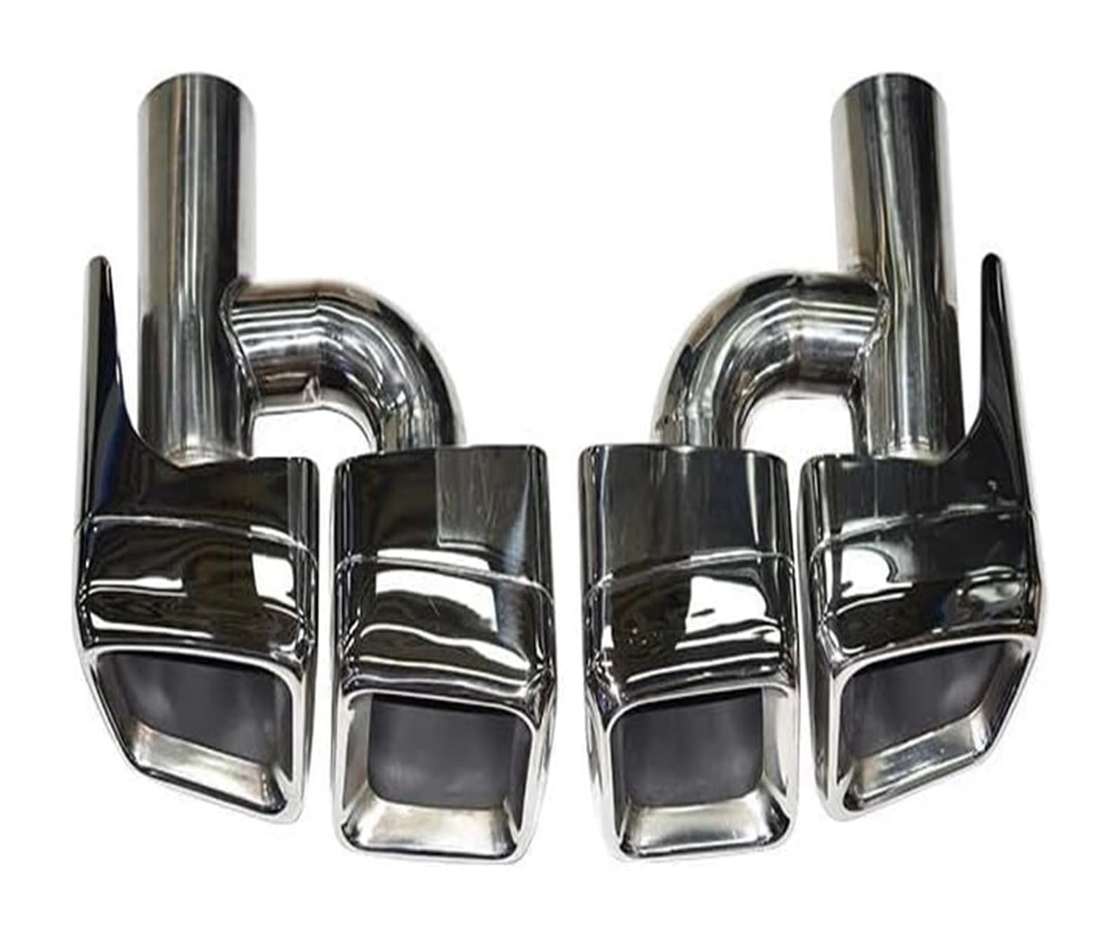 Auspuff Schalldämpfer Für M&ercedes Für B&enz W212 E63 CLS63 W204 Abgasanlage Düse 304 Edelstahl Schalldämpfer Endrohr Throat Quad Car Tip von STRJUS