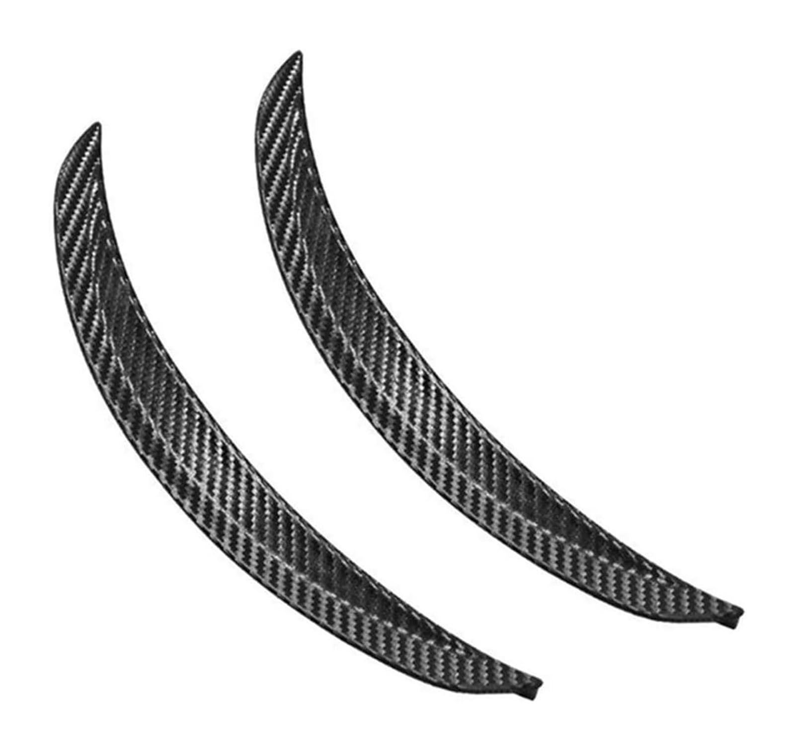 Auto-Kotflügel 2PCS Auto Zubehör Carbon Faser Rad Augenbraue Bogen Fender Flares Abdeckung Trim Kotflügel Schutz Lip Streifen von STRJUS