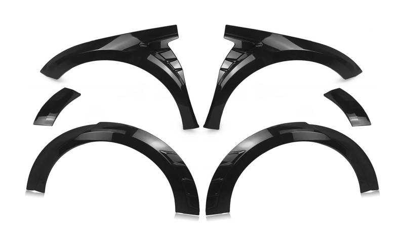 Auto-Kotflügel Für T&oyota Für Camry SE XSE 2018-2022 Sport Auto Rad Fender Flares Trim Wide Body Arch Augenbraue Abdeckung Stirn Kotflügel Kit(Please select) von STRJUS