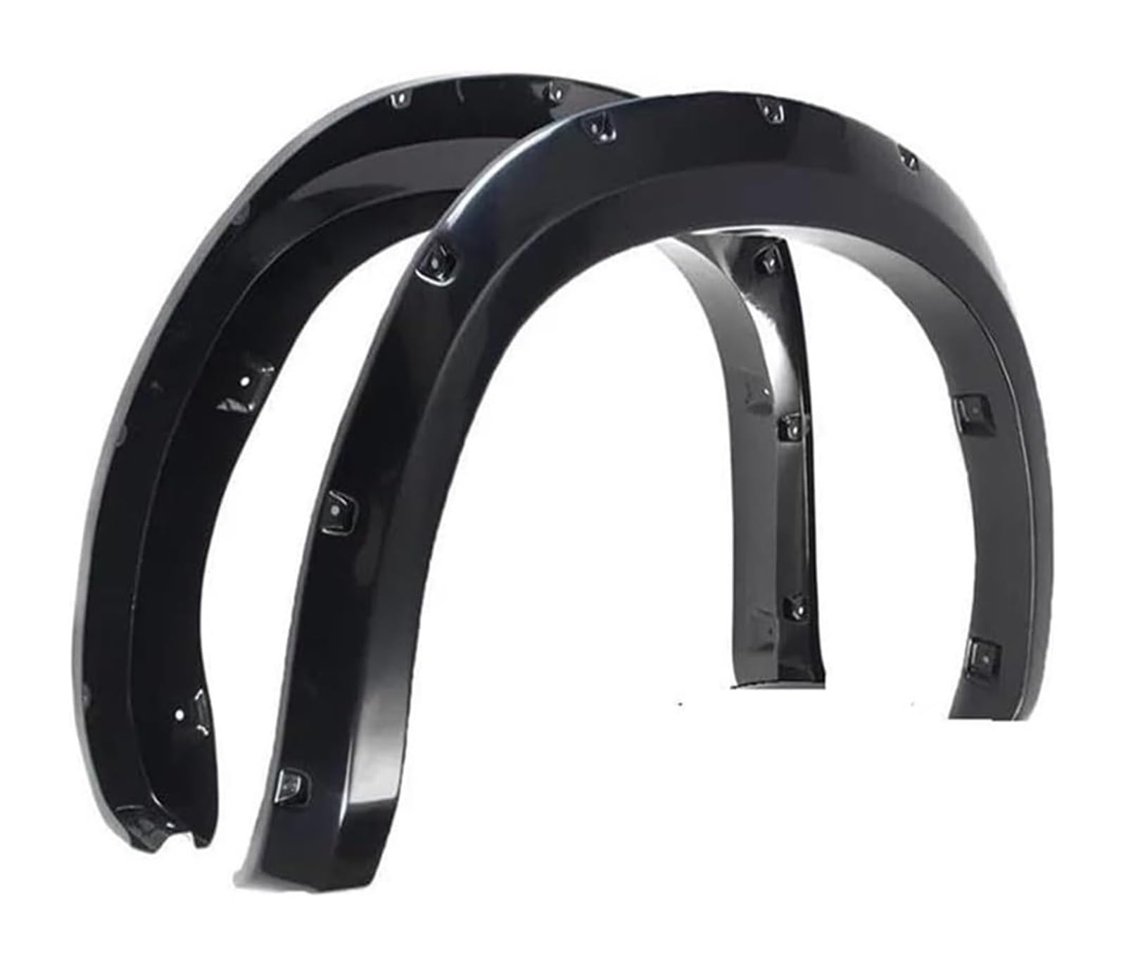 Auto-Kotflügel Für T&oyota Für Tundra 2007-2013 4PCS Für Fender Flare Auto Zubehör Schwarz Farbe Kotflügel(Smooth Surface) von STRJUS