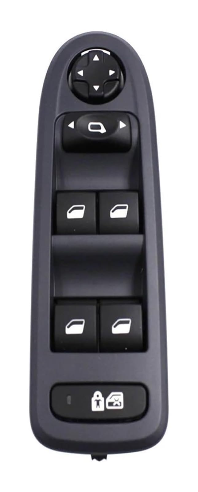 Fensterschalter Für P&eugeot 308 5 Tür Fließheck Wagon 2007-2013 Elektrische Fenster Schalter Auto Push Button Schalter(Schwarz) von STRJUS