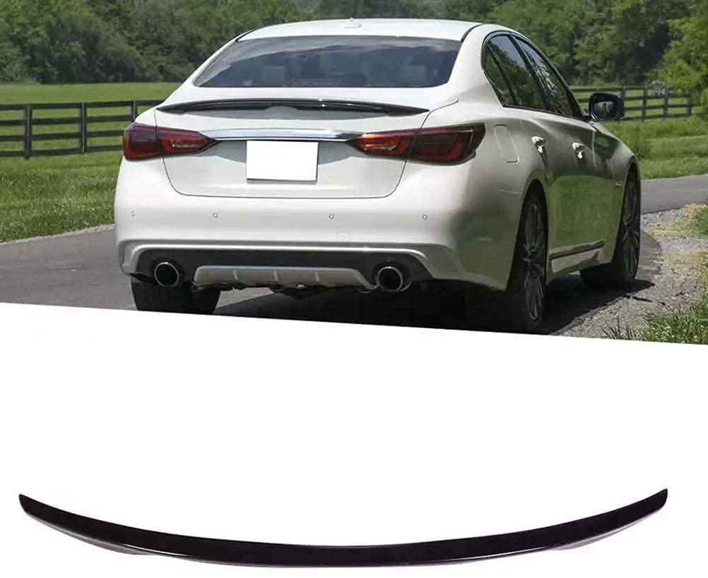 Auto-Abs Material Heckspoiler für Infiniti Q50 2014 2015 2016 2017 2018 2019 2020, Hinterradflügel, langlebig, glänzend, Modifikationszubehör. STUYKDIA von STUYKDIA