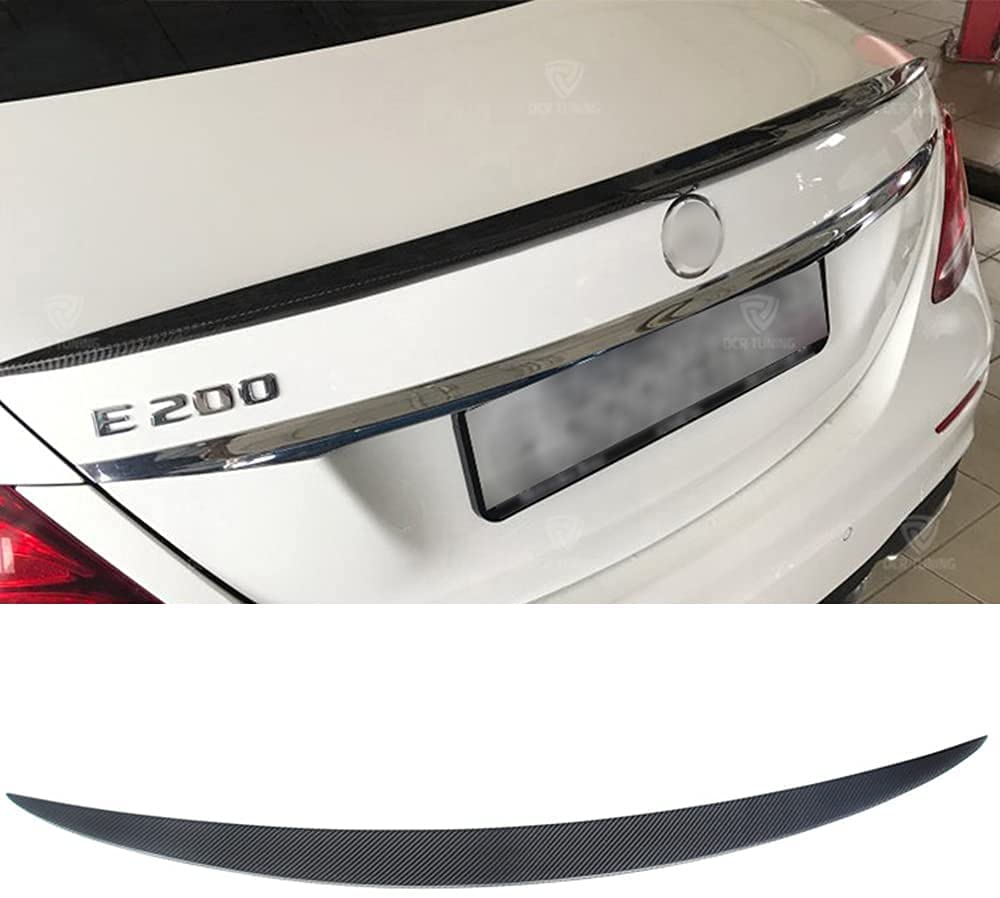 Auto-Abs Material Hinterradspoiler für Mercedes-Benz E-Klasse W213 4-Türige Limousine E200 E220 E250 E300 E300L 2016-2020, Heckklappe, langlebig, glänzend, Zubehör STUYKDIA von STUYKDIA