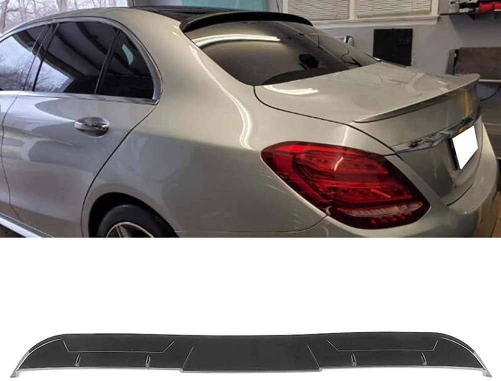 Auto-Abs Material Hinterradspoiler für Mercedes Benz W205 C300 C63 2015 2016 2017 2018 2019 2020, Hintere Wing Tail Durable Glossy Modifikation Zubehör. STUYKDIA von STUYKDIA