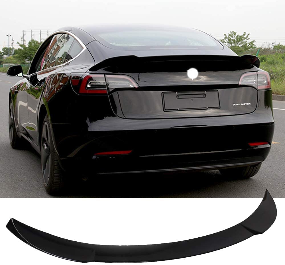 Auto-Abs Material Hinterradspoiler für Tesla Model 3 2016 2017 2018 2019 2020, Hinterradspoiler, langlebig, glänzend, Modifikationszubehör, STUYKDIA von STUYKDIA