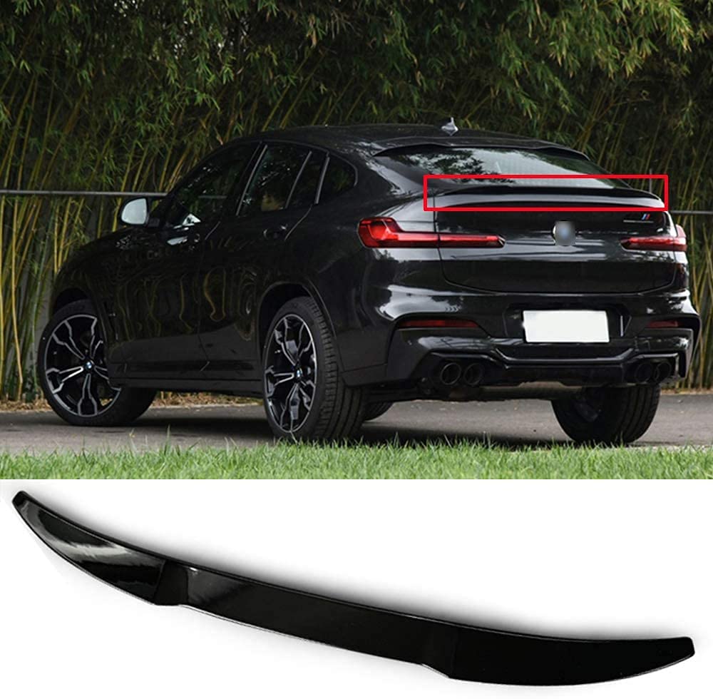 Auto-Abs Material Hinterspoiler für BMW X4 G02 2020, Heckklappe, langlebig, glänzend, Modifikationszubehör, STUYKDIA von STUYKDIA