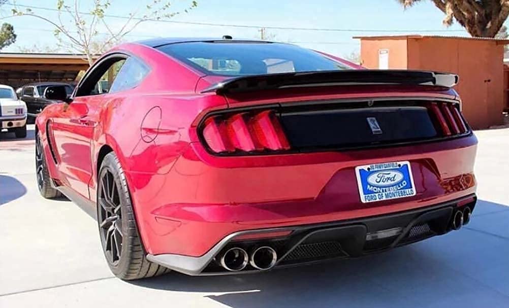 Auto-Abs Material Hinterspoiler für Ford Mustang 2015 2016 2017 2018 2019 2020, Hinterradspoiler, langlebig, glänzend, Modifikationszubehör, STUYKDIA von STUYKDIA