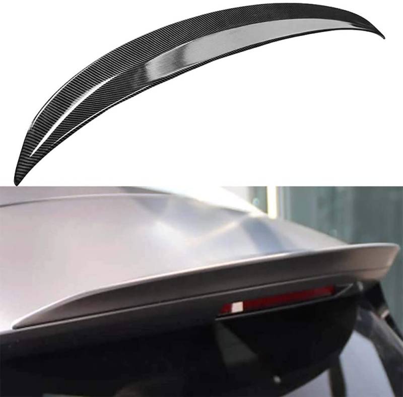 Auto-Abs Material Hinterspoiler für Mercedes Benz Gla180 Gla200 Gla220 Gla250 Gla35 Gla45 Amg Line H247 2020-2024, Hinterflügel, langlebig, Glossy Modifikation, Zubehör, STUYKDIA, Kohlefaser von STUYKDIA