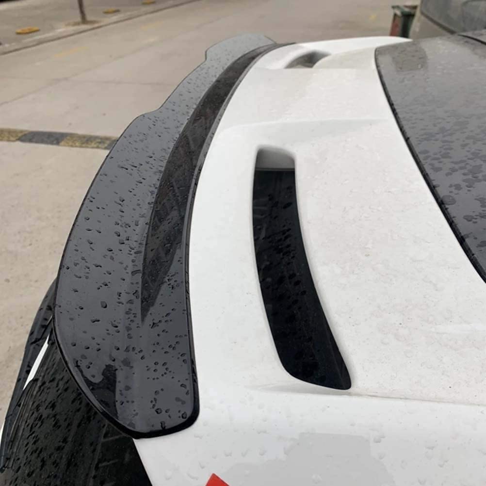 Auto-Abs Material Hinterspoiler für VW Polo Spoiler 2002-2010-2020, Hinterflügel, langlebig, glänzend, Modifikationszubehör, STUYKDIA, Glossy-Black von STUYKDIA